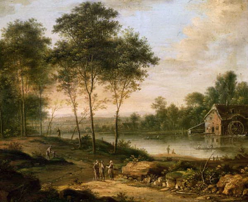 Paesaggio con mulino - Maidstone Museum and Art Gallery, Kent